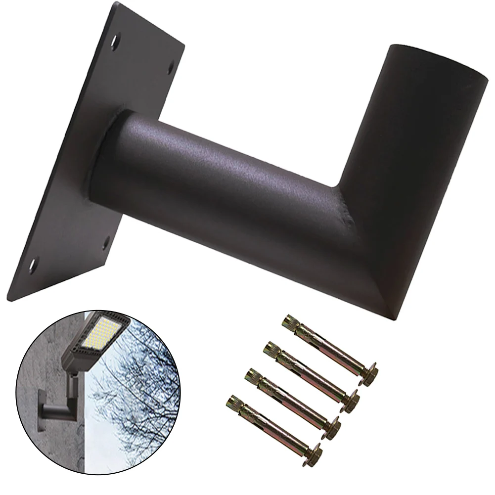 1pcs 90 Degree L Shape Steel LED Street Lights Wall Mount Bracket With Tenon Adapter 7.7x6.5x6.5 Inches 
1pcs 90 Degree L Shape Steel LED Street Lights Wall Mount Bracket With Tenon Adapter 7.7x6.5x6.5 Inches
