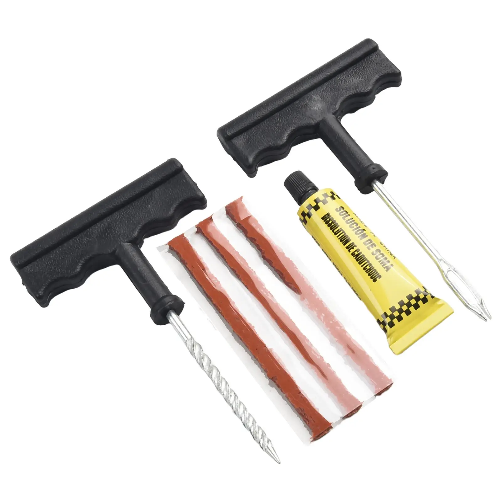 6pcs/set Car Tire Repair Tool Auto Bike Tubeless Tire Tyre Puncture Tire Repair Kit Plug Garage Car Accessories
6pcs/set Car Tire Repair Tool Auto Bike Tubeless Tire Tyre Puncture Tire Repair Kit Plug Garage Car Accessories