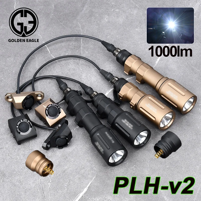 WADSN PLHV2 Weapon Flashlight 1300 LM Tactical High Power Modlit CNC Socut Light White LED Airsoft Hunting Weapon Lamp 20mm Rail
WADSN PLHV2 Weapon Flashlight 1300 LM Tactical High Power Modlit CNC Socut Light White LED Airsoft Hunting Weapon Lamp 20mm Rail