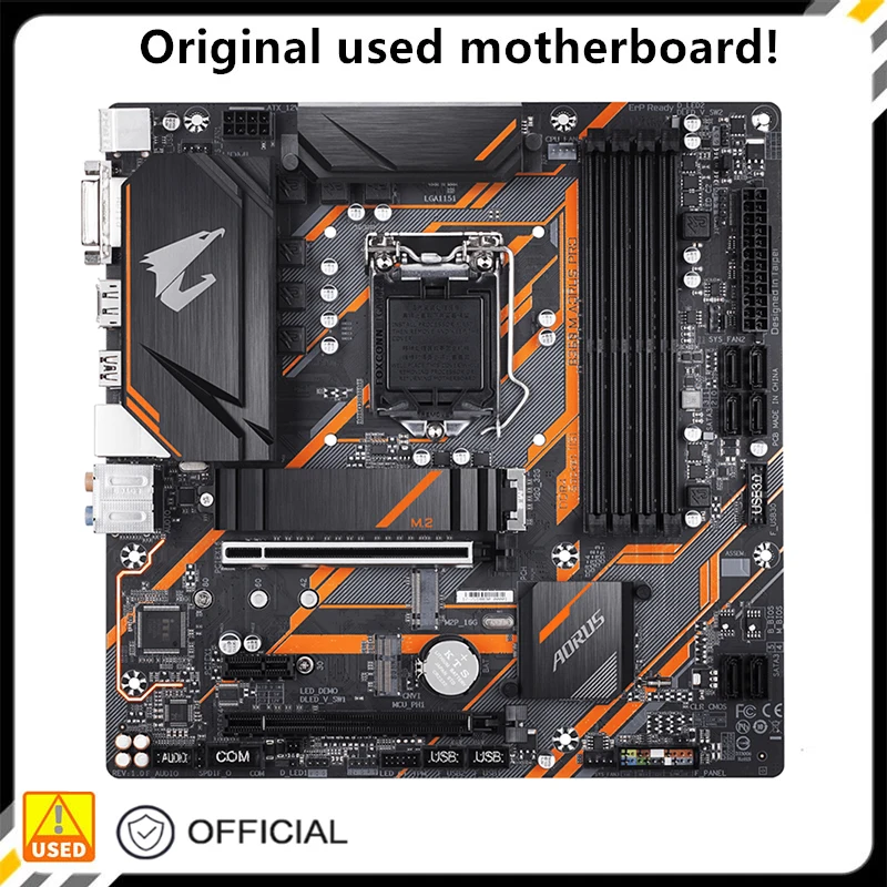 Материнская плата для B360M AORUS PRO, оригинальная б/у Материнская плата Intel B360 64 Гб DDR4 LGA 1151 i7/i5/i3 USB3.0 SATA3
Материнская плата для B360M AORUS PRO, оригинальная б/у Материнская плата Intel B360 64 Гб DDR4 LGA 1151 i7/i5/i3 USB3.0 SATA3
