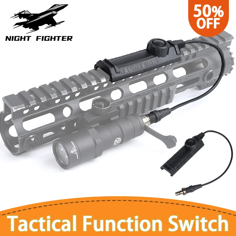 M300 M600 Surefir Flashlight Pressure Dual Function Remote Switch for Airsoft M600C Scout Light Pistol Gun Weapon Accessories
M300 M600 Surefir Flashlight Pressure Dual Function Remote Switch for Airsoft M600C Scout Light Pistol Gun Weapon Accessories