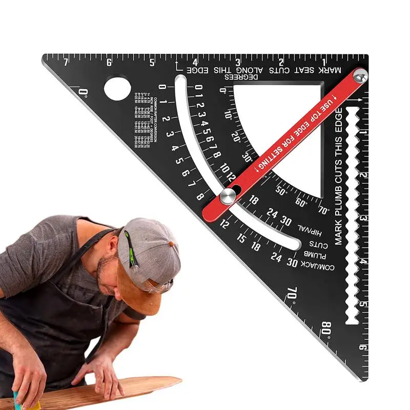 

Measuring Ruler Measuring Protractor Square Tool Adjustable Square Carpenter Measuring Layout Tool For Tiling Carpentry Framing