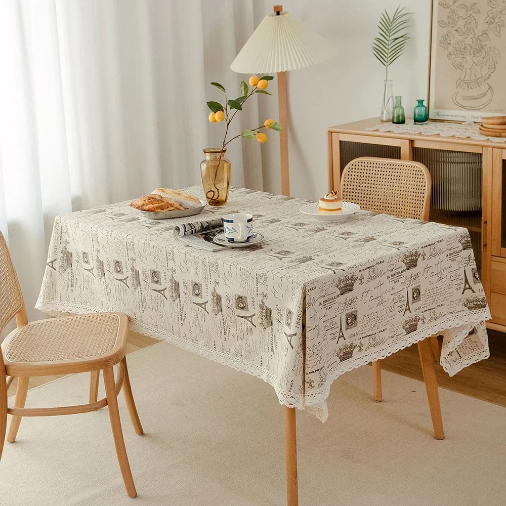European Style Crown Linen Tablecloth Vintage Table Cover Decor for Dining Tea Coffee Restaurant Home Table Decoration with Lace
European Style Crown Linen Tablecloth Vintage Table Cover Decor for Dining Tea Coffee Restaurant Home Table Decoration with Lace