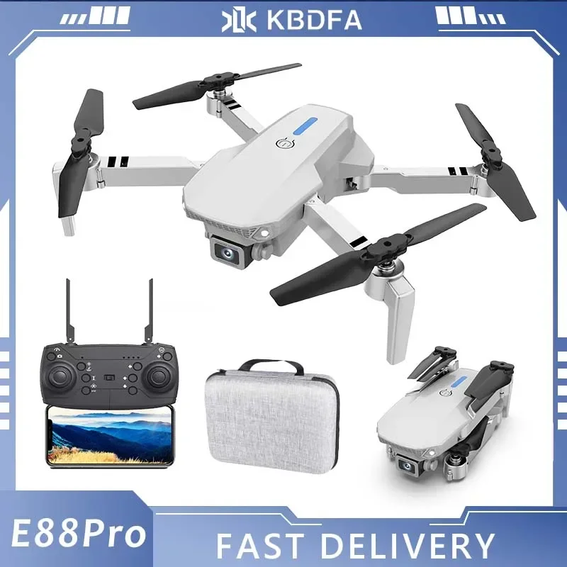 

New E88 Pro Wide Angle HD 4K 1080P Camera WIFI FPV Drone Height Hold RC Foldable Quadcopter Helicopter Dron Toy Gift