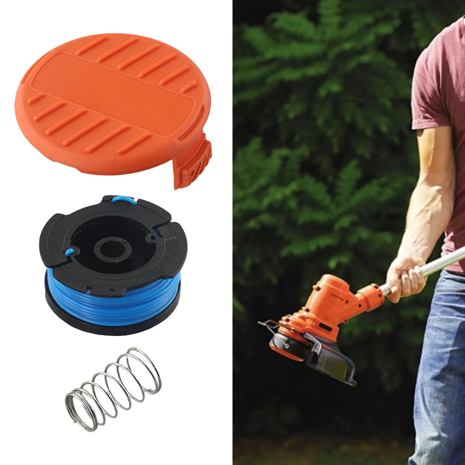 For BLACK & DECKER BESTA528 BESTA530 Grass Trimmer Spool Line Spool Cover Cap Spring Garden Power Tool Strimmer Parts
For BLACK & DECKER BESTA528 BESTA530 Grass Trimmer Spool Line Spool Cover Cap Spring Garden Power Tool Strimmer Parts