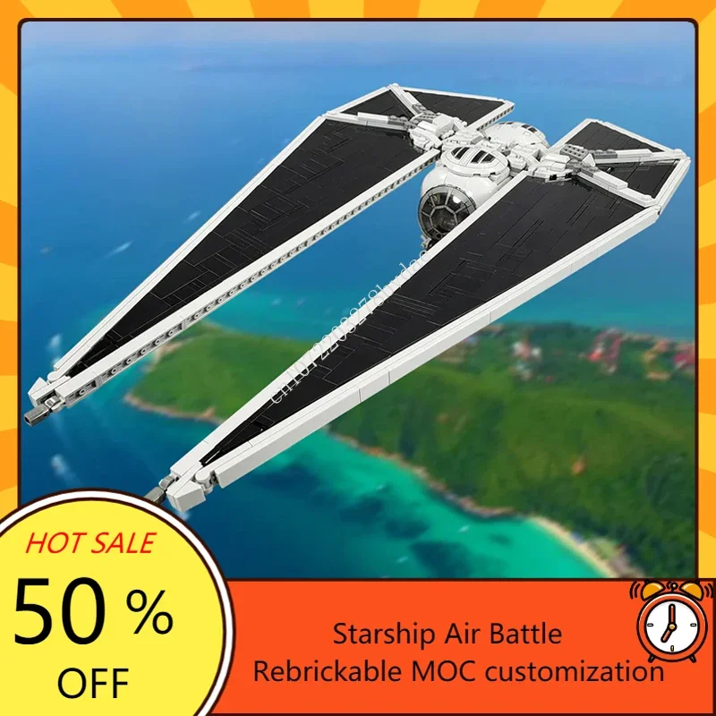1264PCS MOC Space Battle Series TIE Striker Fighter Model Building Blocks Technology Bricks DIY Creative Assembly Toys Kids Gift
1264PCS MOC Space Battle Series TIE Striker Fighter Model Building Blocks Technology Bricks DIY Creative Assembly Toys Kids Gift