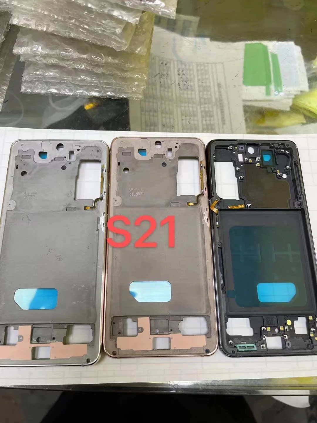 For Samsung S21 S21 Plus S21 Ultra G998 Housing Middle Bezel Chassis Replacement Netcosy Middle Frame Plate
For Samsung S21 S21 Plus S21 Ultra G998 Housing Middle Bezel Chassis Replacement Netcosy Middle Frame Plate