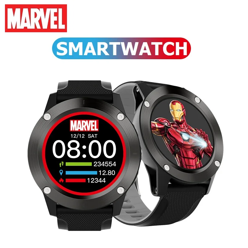 

Disney Official Marvel The Avengers Iron Men Spider Man Smart Wristwatches Multi Functions Sport Heart Rate For Android And ISO