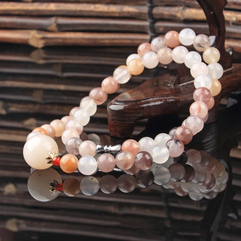 Natural Violet Hand-carved Round Beads Gold Silk Jade Necklace Fashion Boutique Jewelry Men and Women Necklace Bracelet Dual-use 
Natural Violet Hand-carved Round Beads Gold Silk Jade Necklace Fashion Boutique Jewelry Men and Women Necklace Bracelet Dual-use