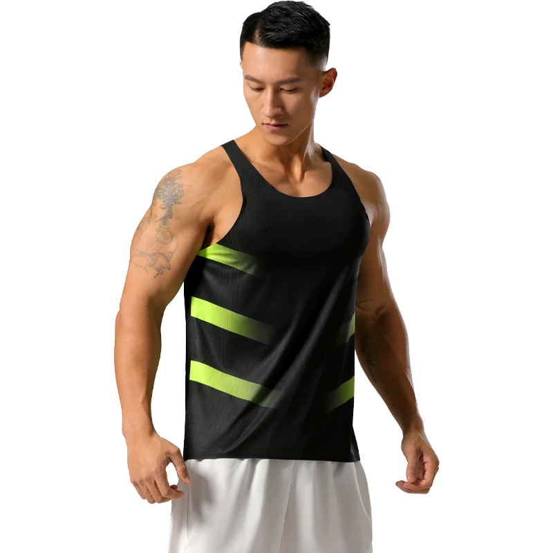 

New Training Men Quick Dry Sport Vest Gym Clothing Fitness Tank Top Casual Muscle Bodybuilding Sleeveless Running Singlets
