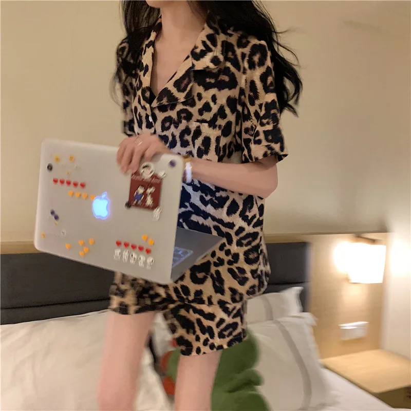 Pajama Sets Women Summer Lovely Strawberry-print Sweet Teens Korean Style Leisure Fashion Design Mujer Soft Simple Sleepwear Ins 90 Sea17cd6c0f6d4a85897819e858836572o