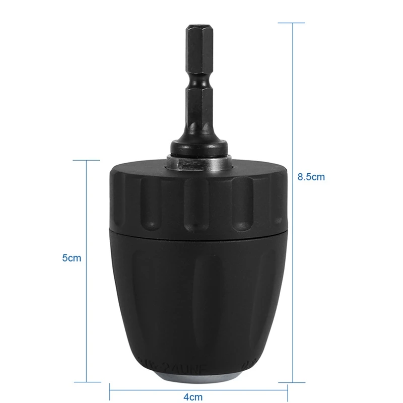 0.8-10MM Keyless Drill Chuck Conversion Tool 3/8Inch-24UNF Adapter With Hex Shank 1/4 Inch Hex Shank Quick
0.8-10MM Keyless Drill Chuck Conversion Tool 3/8Inch-24UNF Adapter With Hex Shank 1/4 Inch Hex Shank Quick