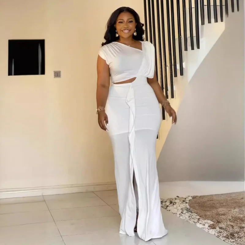 KEXU Skew V-neck High Split Ruched Stacked Bodycon Midi Maxi Dress 2024 Women Evening Party Club Vestidos Sexy Chic Dresses
KEXU Skew V-neck High Split Ruched Stacked Bodycon Midi Maxi Dress 2024 Women Evening Party Club Vestidos Sexy Chic Dresses