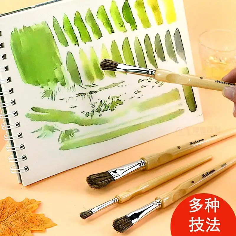 Gouache Watercolor Acrylic Oil Brush Suitable for painting leaves and textures with painting brushes
Gouache Watercolor Acrylic Oil Brush Suitable for painting leaves and textures with painting brushes
