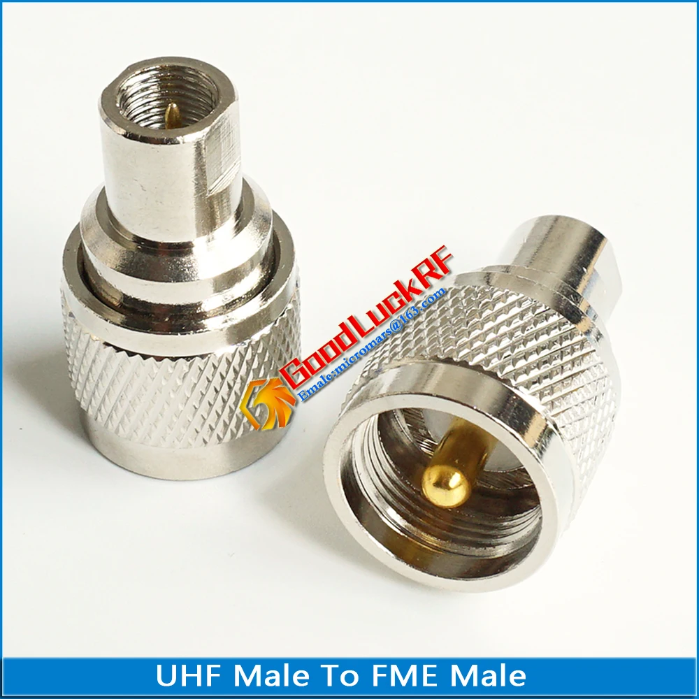 1X Pcs High-quality FME Male To UHF Male Cable Connector Socket FME - UHF Straight Nickel Plated Brass Coaxial RF Adapters
1X Pcs High-quality FME Male To UHF Male Cable Connector Socket FME - UHF Straight Nickel Plated Brass Coaxial RF Adapters