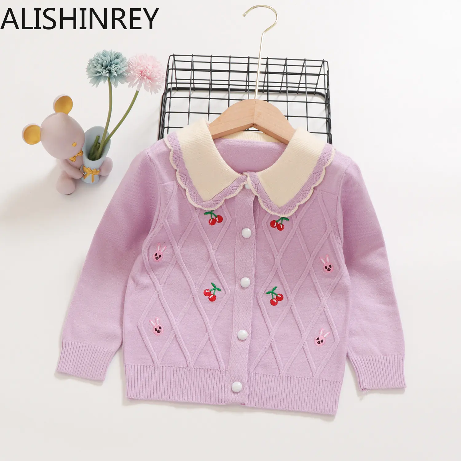 Girls Cardigan Sweater 2023 New Autumn Children Clothing Baby Kid Cherry Rabbit Coat Children Knitwear Toddler Clothes 2-7y
Girls Cardigan Sweater 2023 New Autumn Children Clothing Baby Kid Cherry Rabbit Coat Children Knitwear Toddler Clothes 2-7y