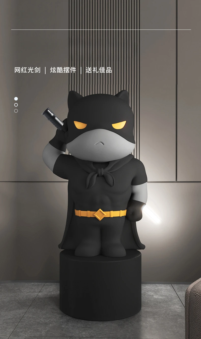 Trendy Ornaments Lightsaber man, Large Floor-standing Furniture for Living Room, Bedroom Decoration Doll Ornaments Trendy Ornaments Lightsaber man, Large Floor-standing Furniture for Living Room, Bedroom Decoration Doll Ornaments