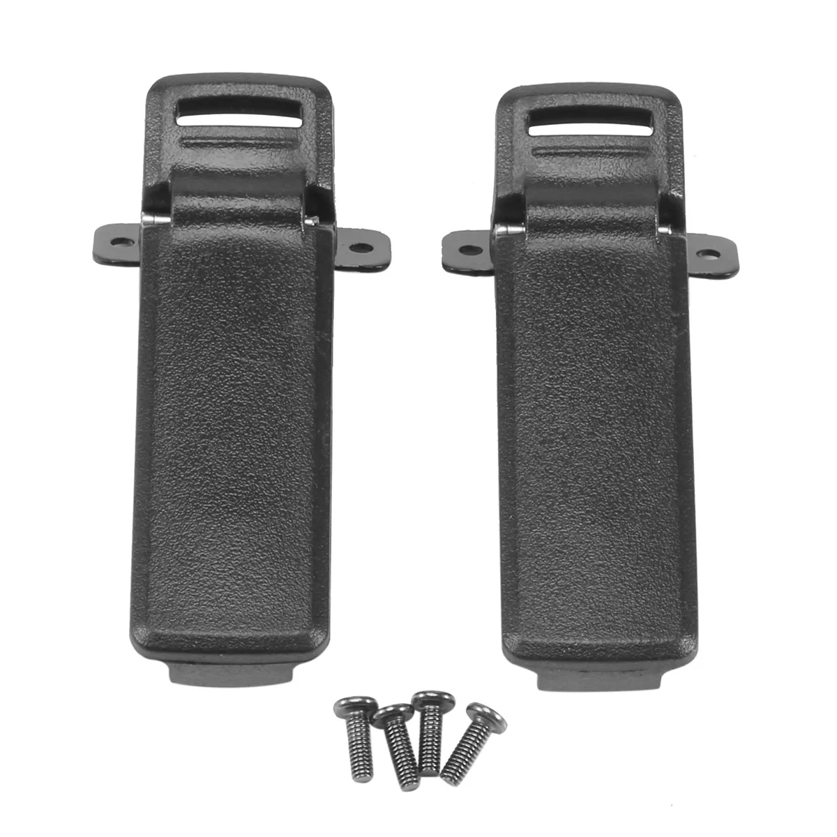 

2Pcs Walkie Talkie Spare Part Back Belt Clip for Baofeng 2-way Radio UV5R For Baofeng intercom UV5R / 5RA / 5R + / 5RB / 5RC