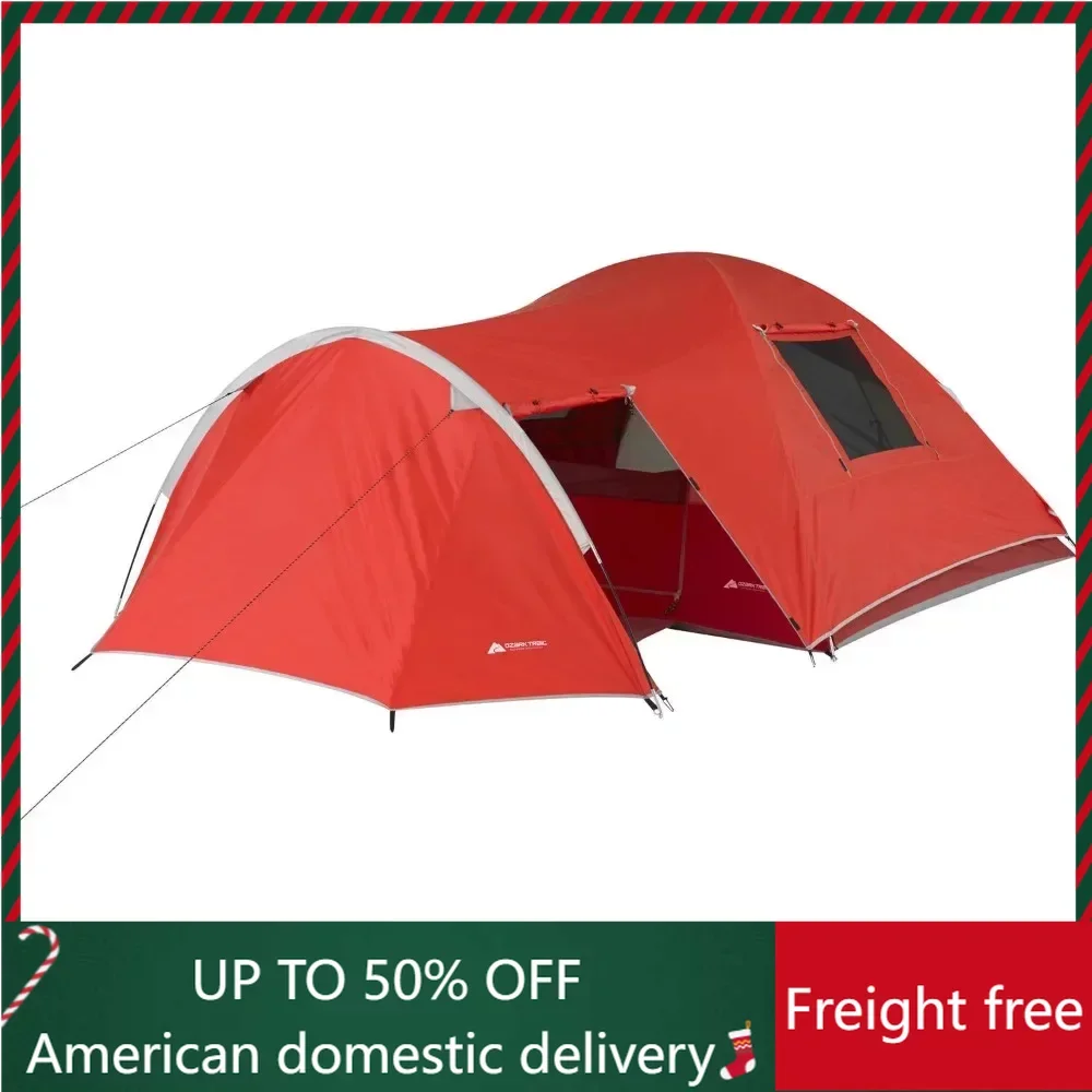 Ozark Trail 4-Person Dome Tent Camping Supplies With Vestibule and Full Coverage Fly Freight Free Nature Hike Tents Shelters
Ozark Trail 4-Person Dome Tent Camping Supplies With Vestibule and Full Coverage Fly Freight Free Nature Hike Tents Shelters