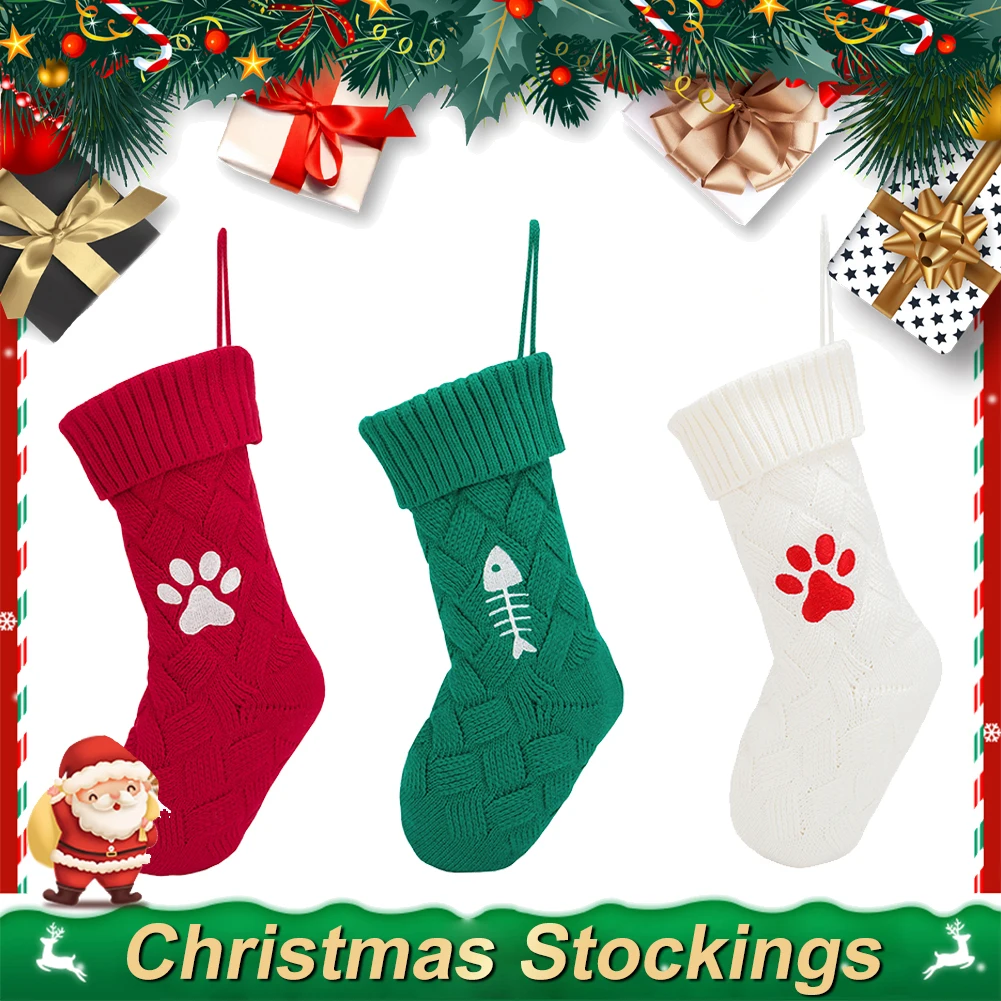 Christmas Decor Stockings Large Stocks Knitted Fireplace Hanging Socks Ornaments Xmas Holiday Home Decor Candy Gift Snacks Bag
Christmas Decor Stockings Large Stocks Knitted Fireplace Hanging Socks Ornaments Xmas Holiday Home Decor Candy Gift Snacks Bag