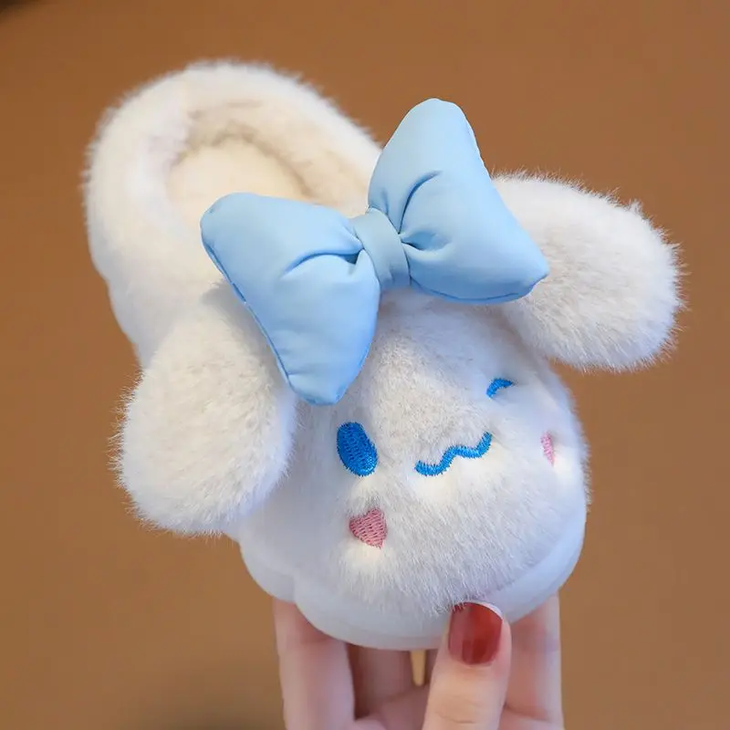 Children Winter Warm Cartoon Slides Cute Bow Animal Plush Slippers Children's Cotton Slippers Parent Child Slippers
Children Winter Warm Cartoon Slides Cute Bow Animal Plush Slippers Children's Cotton Slippers Parent Child Slippers