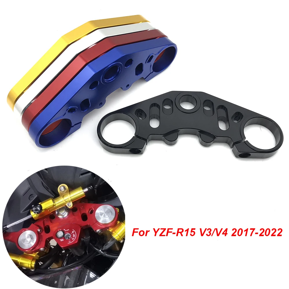 Motorcycle CNC Aluminum Triple Top Clamp Upper Front Protector Guard For Yamaha YZF-R15 YZF R15 YZFR15 V3 V4 2017-2022
Motorcycle CNC Aluminum Triple Top Clamp Upper Front Protector Guard For Yamaha YZF-R15 YZF R15 YZFR15 V3 V4 2017-2022