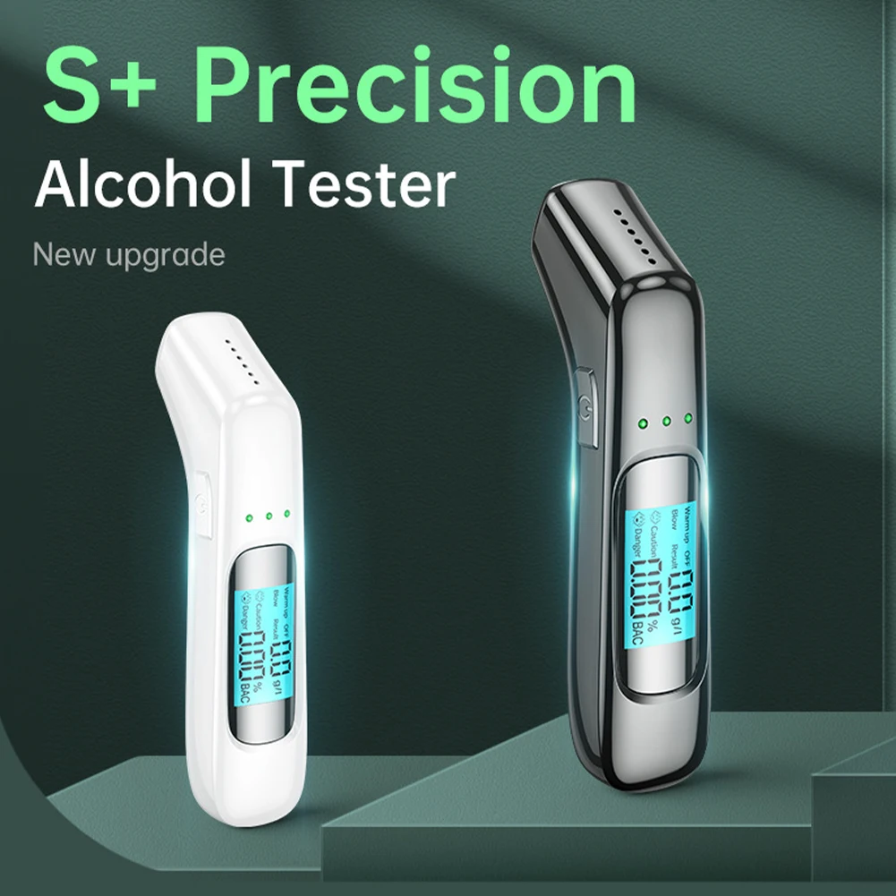 Alcohol Tester Professional Breathalyzer Digital LCD Indicator Alcohol Breath Tester Portable Alcoholimeter Analyzer Detector
Alcohol Tester Professional Breathalyzer Digital LCD Indicator Alcohol Breath Tester Portable Alcoholimeter Analyzer Detector