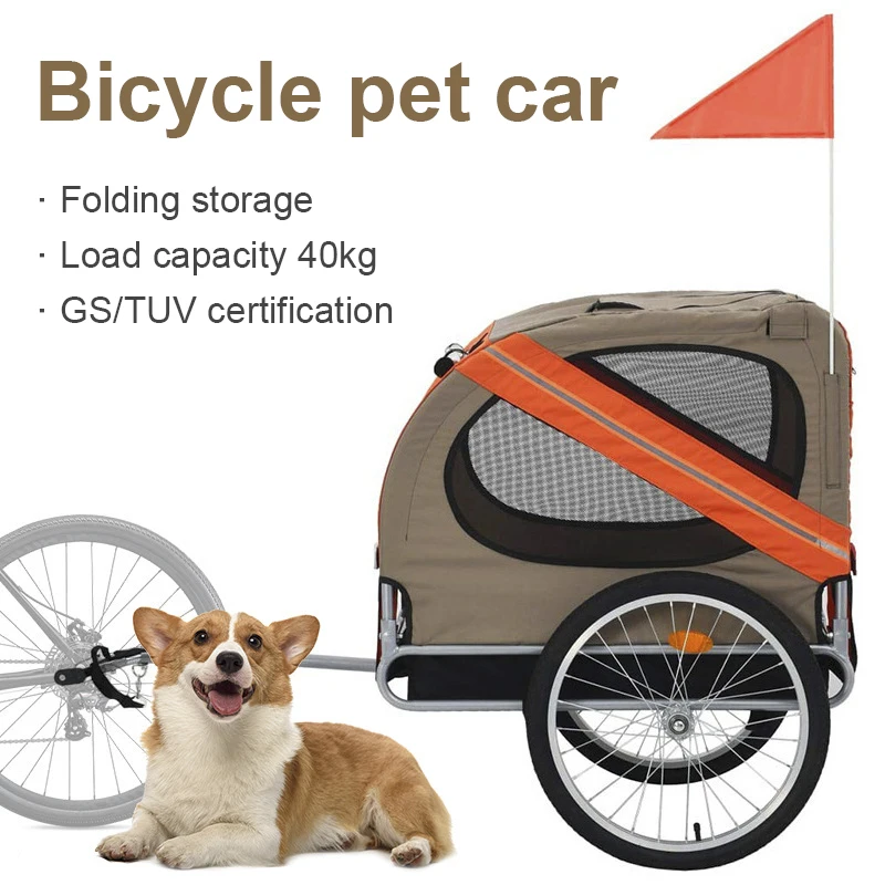 Large pet bicycle trailer, cat, dog, cart, trailer, dual purpose foldable outdoor cycling and travel trailer
Large pet bicycle trailer, cat, dog, cart, trailer, dual purpose foldable outdoor cycling and travel trailer