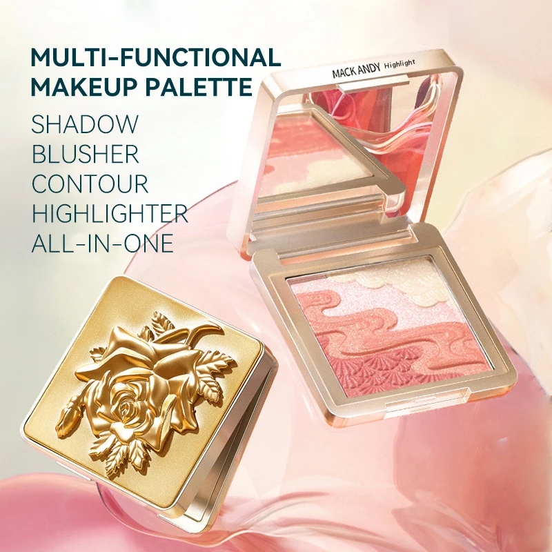 Cream to Powder Blush Palette Highlighter Contour Blusher 3-in-1 Waterproof Shimmery Makeup Palette for Cheeks 8g 0.28oz
Cream to Powder Blush Palette Highlighter Contour Blusher 3-in-1 Waterproof Shimmery Makeup Palette for Cheeks 8g 0.28oz