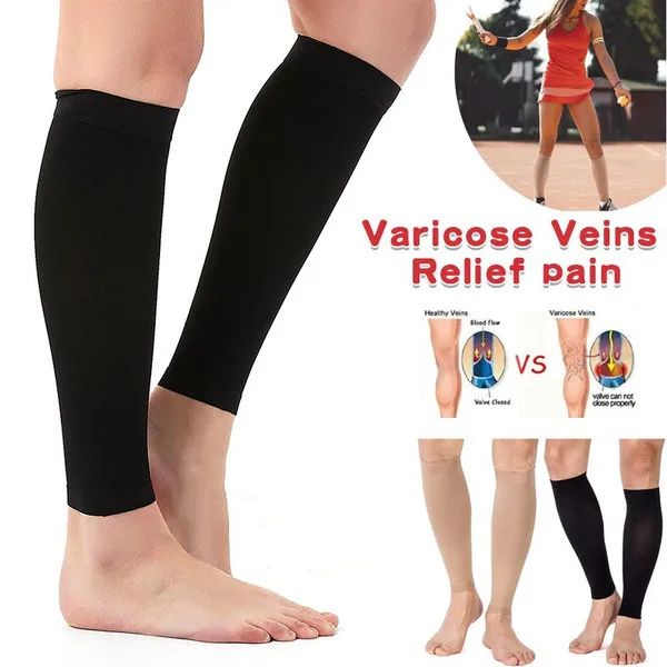 Unisex Footless Compression Socks1 Pairs Medical Calf Compression Sleeve For Swelling, Shin Splint, Varicose Veins, Edema, Nurse
Unisex Footless Compression Socks1 Pairs Medical Calf Compression Sleeve For Swelling, Shin Splint, Varicose Veins, Edema, Nurse