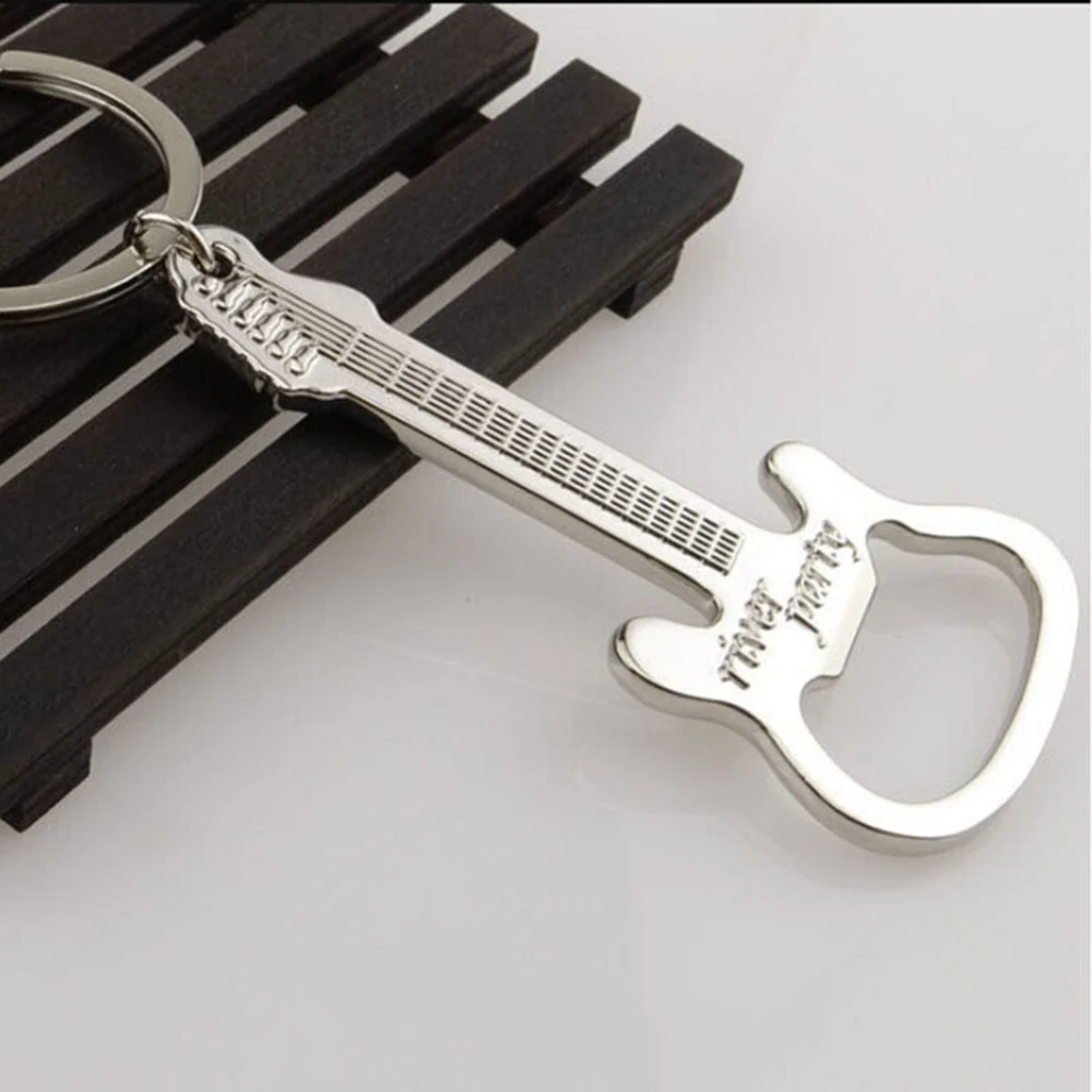 Creative Guitar Beer Bottle Opener Stainless Steel Beer Bottle Opener Alloy Hanging Ring Keychain Tool Portable Small Tools
Creative Guitar Beer Bottle Opener Stainless Steel Beer Bottle Opener Alloy Hanging Ring Keychain Tool Portable Small Tools