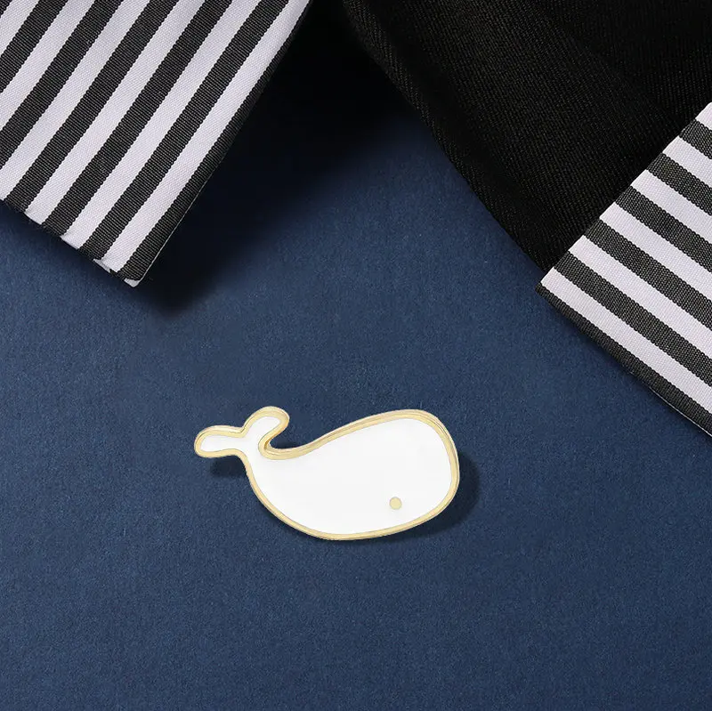 Little Whale Enamel Pins Custom Mini Badge for Denim Jeans Lapel Pins Cartoon Simple White Jewelry Gifts Brooches for Kids
Little Whale Enamel Pins Custom Mini Badge for Denim Jeans Lapel Pins Cartoon Simple White Jewelry Gifts Brooches for Kids