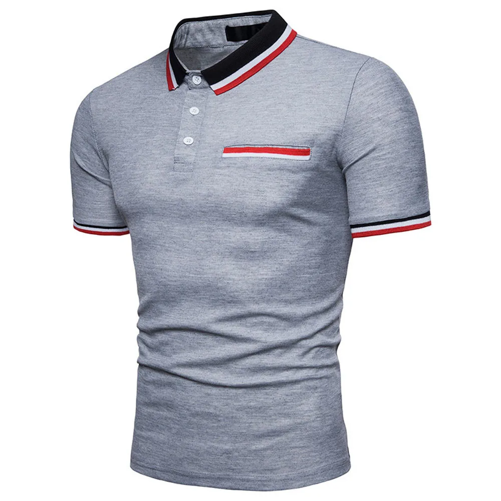 

Polo Shirt Men Short Sleeve Tshirts Classical Fit Polos Homme Lapel Pocket Tops Tee Breathable Hunting Camping Hiking Undershirt