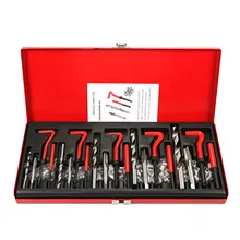 131Pcs Thread Repair Kit M5 M6 Metric8 Metric10 M12 Threaded Tool Twist Drill Bits threading tool for Restoring Damaged Threads 131Pcs Thread Repair Kit M5 M6 Metric8 Metric10 M12 Threaded Tool Twist Drill Bits threading tool for Restoring Damaged Threads