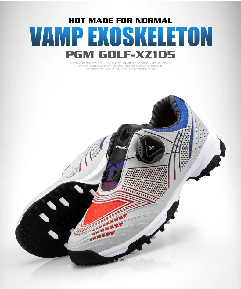 PGM Golf Shoes Kids Knob Gradient Boy Button Quick Lace-up Shoes Outdoor Sports Waterproof Golf Shoes
PGM Golf Shoes Kids Knob Gradient Boy Button Quick Lace-up Shoes Outdoor Sports Waterproof Golf Shoes
