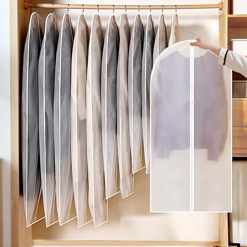Clothing Dust Cover Dust Bag Storage Bag Coat Dust Cover Hanging Pocket Clothing Suit Bags Cover Wedding Dress Bag
Clothing Dust Cover Dust Bag Storage Bag Coat Dust Cover Hanging Pocket Clothing Suit Bags Cover Wedding Dress Bag