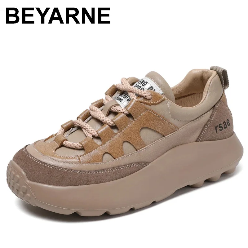 New Sneakers For Women 2023 Spring Genuine Leather Retro Mixed-Color Sports Shoes Comfy Novelty Designer Shoes Girls Thick Sole
New Sneakers For Women 2023 Spring Genuine Leather Retro Mixed-Color Sports Shoes Comfy Novelty Designer Shoes Girls Thick Sole