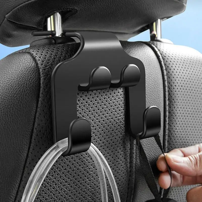 

Крючок-вешалка для хранения на подголовник сиденья автомобиля, органайзер на заднее сиденье автомобиля с держателем для телефона, крючком для кошелька, аксессуары для интерьера автомобиля