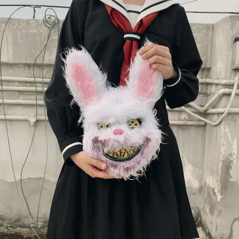 Маска на Хэллоуин, маска кроличьего кролика Tiktok, страшная плюшевая маска медведя, реквизит для косплея, игрушечные фигурки
Маска на Хэллоуин, маска кроличьего кролика Tiktok, страшная плюшевая маска медведя, реквизит для косплея, игрушечные фигурки