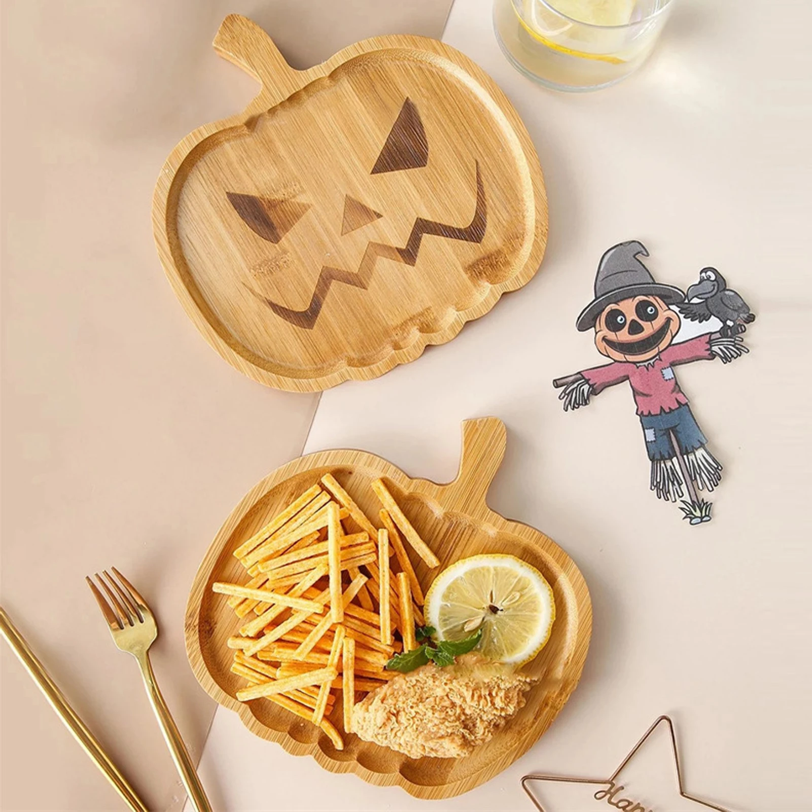 Wooden Halloween Pumpkin Dinner Plate, Charcuterie Boards for Display Fruit Snacks Pumpk Shape Decorative Wood Platters
Wooden Halloween Pumpkin Dinner Plate, Charcuterie Boards for Display Fruit Snacks Pumpk Shape Decorative Wood Platters