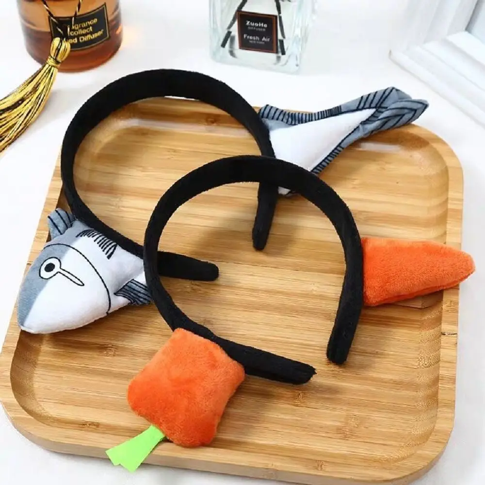 New Fashion Women Cute Salted Fish Wash Face Headband Carrot Hair Bands Head Hoop
New Fashion Women Cute Salted Fish Wash Face Headband Carrot Hair Bands Head Hoop