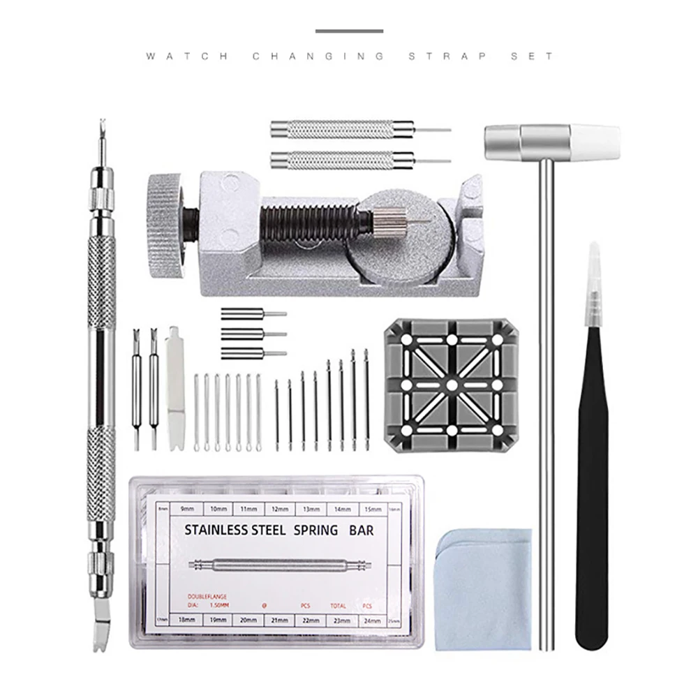 Professional Upgrade Watch Repair Kit Strap Remove Bracelet Replace Battery Watch Repair Set Watchmakers Tools
Professional Upgrade Watch Repair Kit Strap Remove Bracelet Replace Battery Watch Repair Set Watchmakers Tools