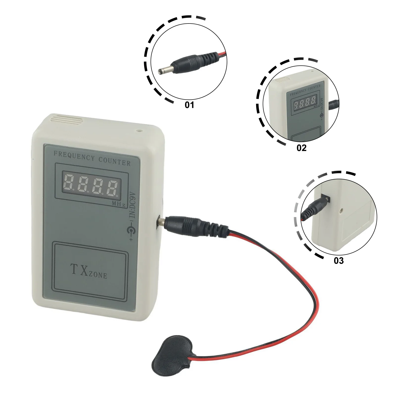 1x 250-450MHZ Car Key Remote Control RF Handheld Frequency Counter Tester DC 7.5-10V 51mA 92*56*24mm Automotive Accessories
1x 250-450MHZ Car Key Remote Control RF Handheld Frequency Counter Tester DC 7.5-10V 51mA 92*56*24mm Automotive Accessories