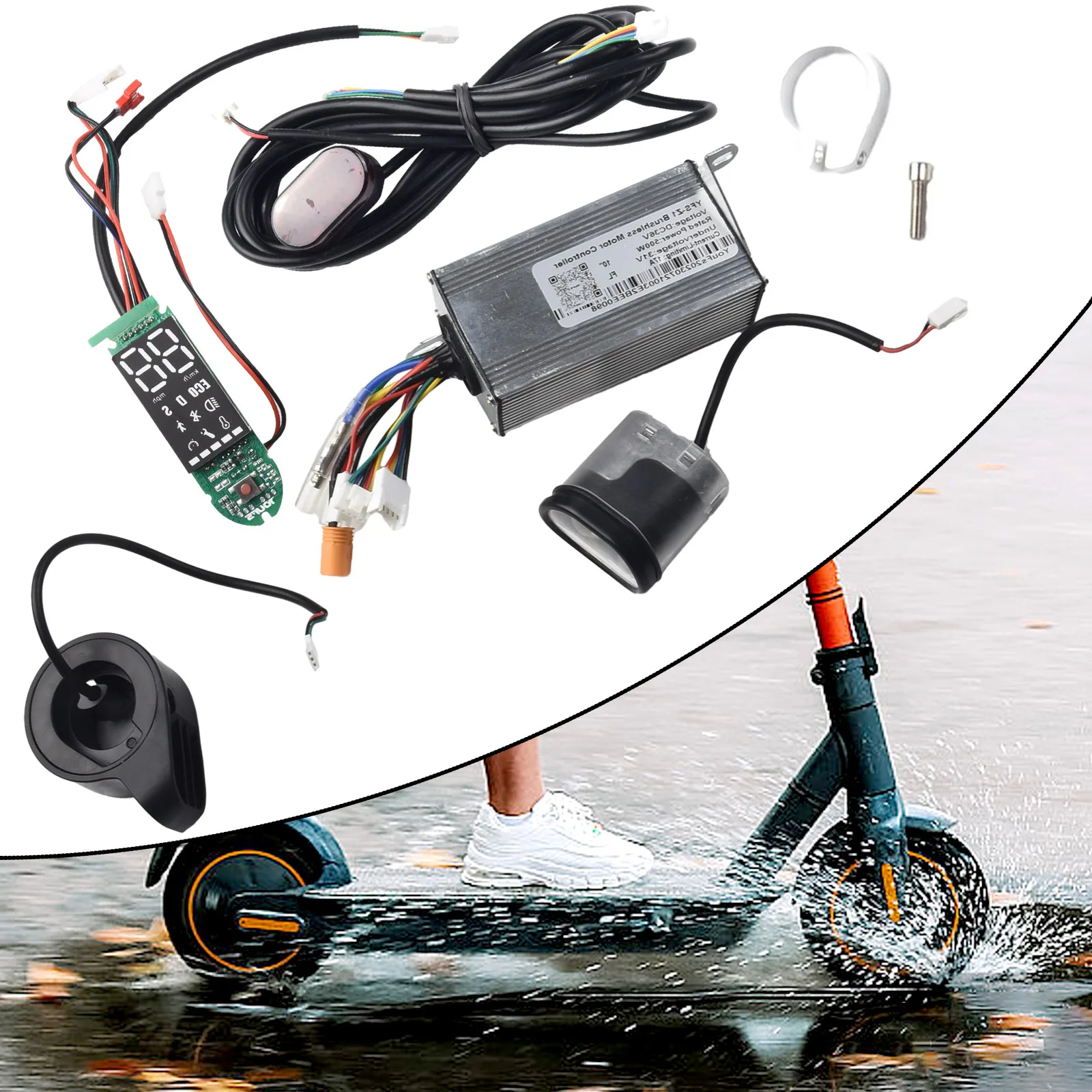 Take Control of Your Ride 36V 350W Controller Dashboard with Adjustable Accelerator for 10 inch Electric Scooter
Take Control of Your Ride 36V 350W Controller Dashboard with Adjustable Accelerator for 10 inch Electric Scooter