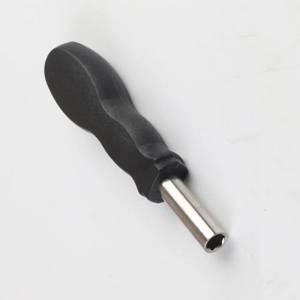 

1 шт. ручка для отвертки из легированной стали, мягкая ручка, резиновые шестигранные биты для отвертки, удлинитель, ручной инструмент, 126 мм, портативный, практичный