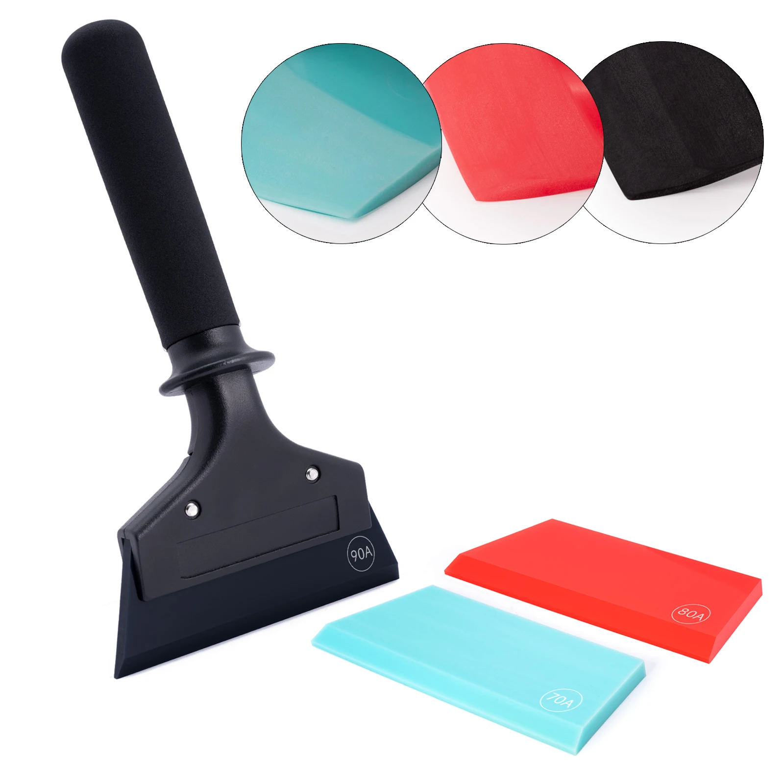FOSHIO Car Tint Film Squeegee Set With Soft Hard Spare Rubber Blades Window Vinyl Smooth Tool Scraper House Cleaning Water Wiper
FOSHIO Car Tint Film Squeegee Set With Soft Hard Spare Rubber Blades Window Vinyl Smooth Tool Scraper House Cleaning Water Wiper