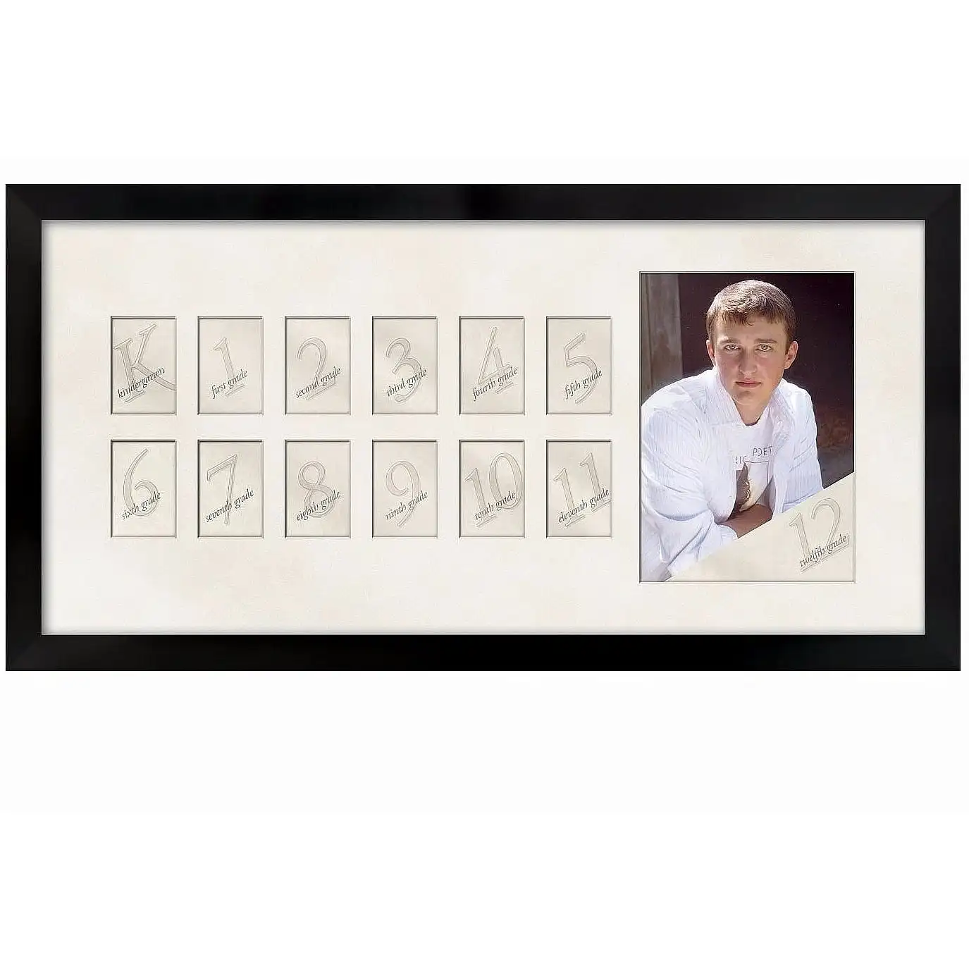 Prinz Year by Year School Collage Picture Frame, Displays Small Photos and 1 Large 7 x 5 Photo, Tabletop or Wall Hanger
Prinz Year by Year School Collage Picture Frame, Displays Small Photos and 1 Large 7 x 5 Photo, Tabletop or Wall Hanger