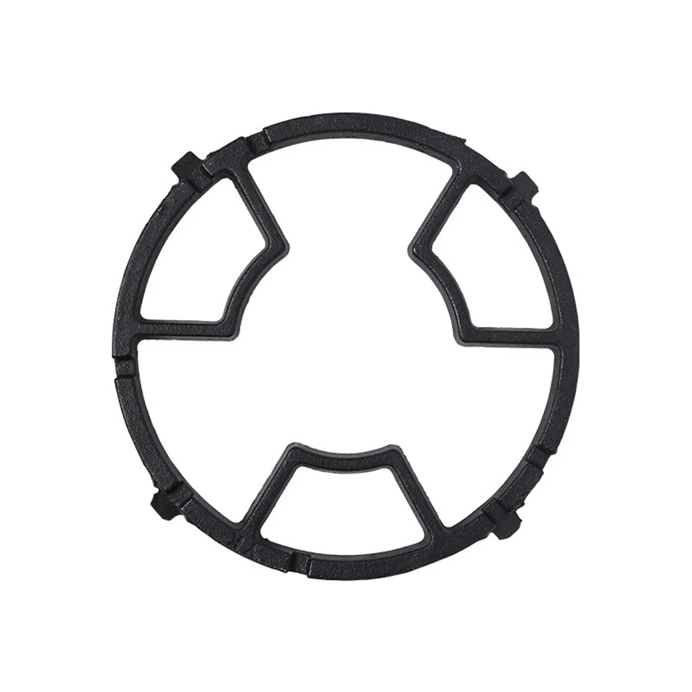 Держатель для газовой плиты, чёрная чугунная горелка с круглым дном, прочное и долговечное кольцо держателя кастрюли