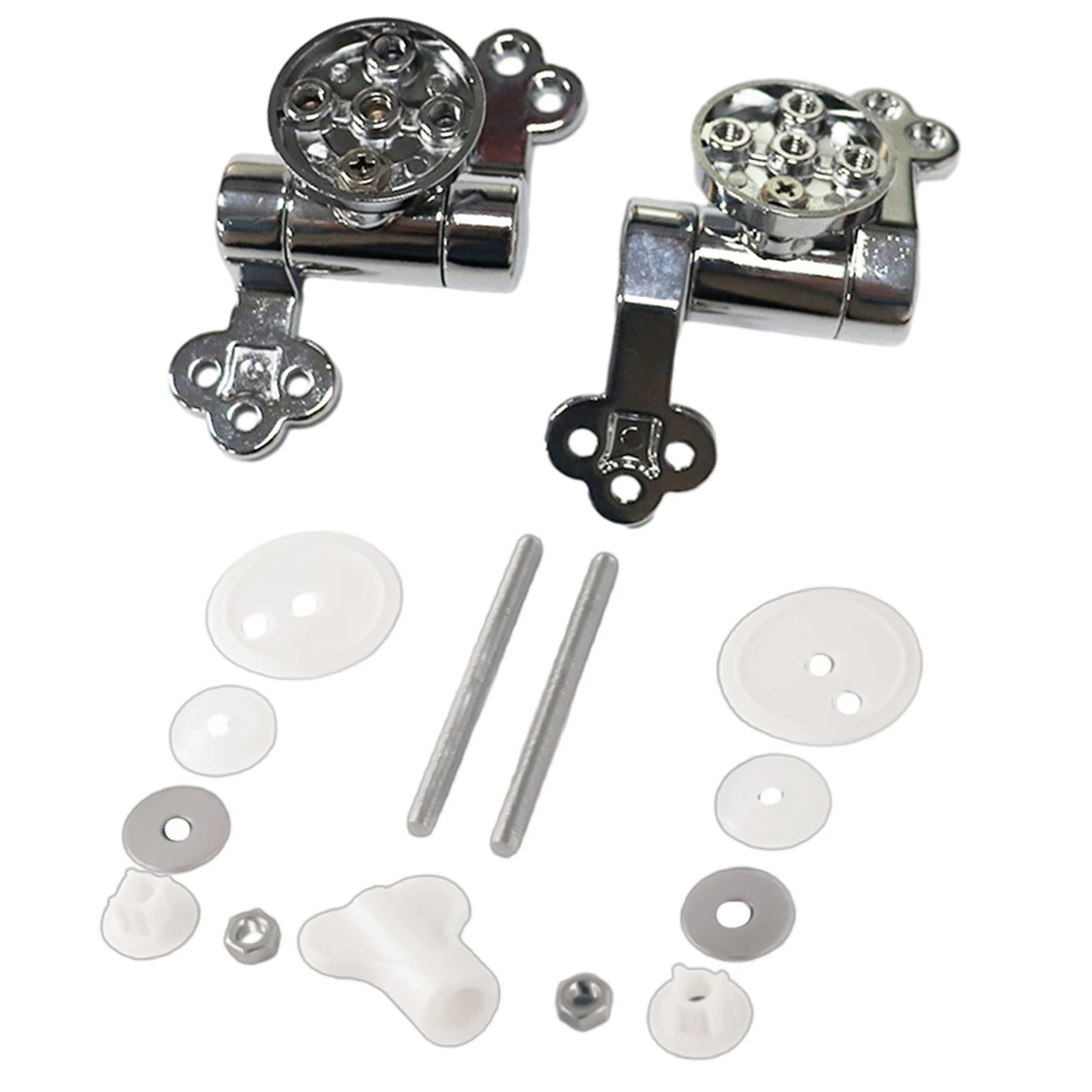 2Pcs Zinc Alloy Toilet Seat Hinge Soft Release Toilet Cover Mounting Connector Toilet Lid Hinge Mounting Fittings Replacement
2Pcs Zinc Alloy Toilet Seat Hinge Soft Release Toilet Cover Mounting Connector Toilet Lid Hinge Mounting Fittings Replacement