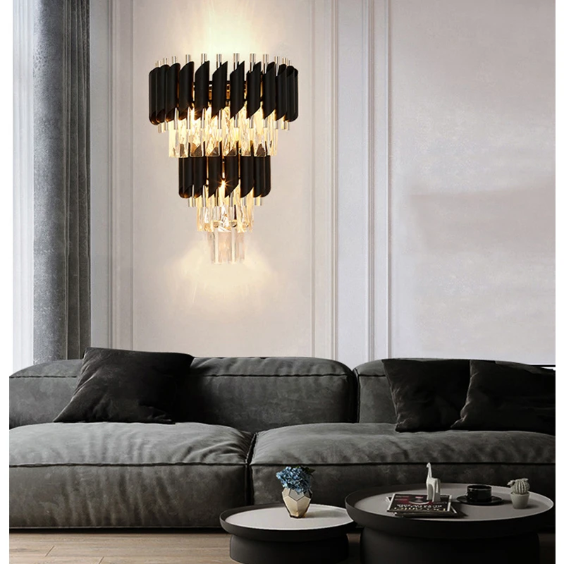 Modern LED Wall Light Crystal Wall Light Lighting Bedroom Bedside Crystal Wall Light Corridor Staircase Decorative Wall Light
Modern LED Wall Light Crystal Wall Light Lighting Bedroom Bedside Crystal Wall Light Corridor Staircase Decorative Wall Light